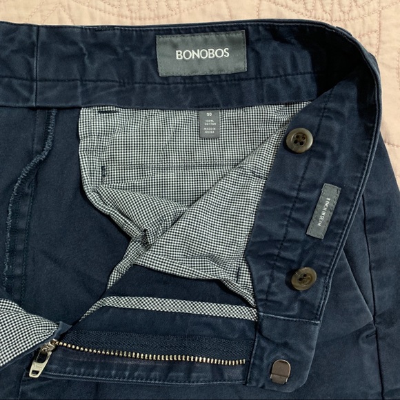 Bonobos | Navy Blue Chino Shorts - Picture 2 of 3
